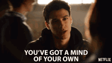 Youve Got A Mind Of Your Own Adam Dimarco GIF - Youve Got A Mind Of Your Own Adam Dimarco Randall Carpio GIFs