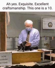 Ah Yes Exquisite Excellent Craftmanship This One Is A10 Cat Inspection GIF - Ah Yes Exquisite Excellent Craftmanship This One Is A10 Cat Inspection Cat GIFs