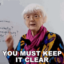 You Must Keep It Clear Gill GIF - You Must Keep It Clear Gill Engvid GIFs