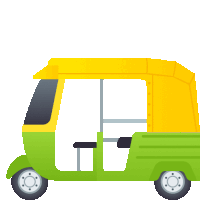 Auto Rickshaw Travel Sticker - Auto Rickshaw Travel Joypixels Stickers