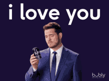 Bae Michael Buble GIF - Bae Michael Buble I Love You GIFs