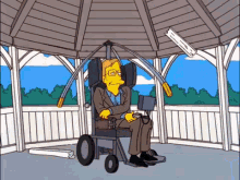 Stephen Hawking Simpsons GIF - Stephen Hawking Simpsons GIFs