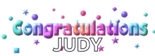 Congratulations Congratulations Judy GIF - Congratulations Congratulations Judy GIFs