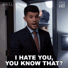 I Hate You You Know That Allan GIF - I Hate You You Know That Allan The Oval GIFs