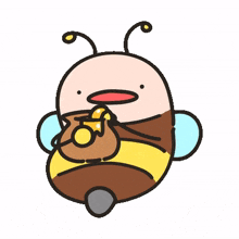 bee bumble bee eating honey honey sweet
