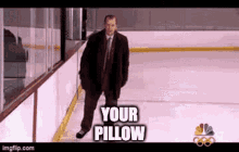 Lawnmower Pillow GIF - Lawnmower Pillow Hockey GIFs