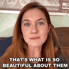 Thats What Is So Beautiful About Them Bonnie Wright GIF - Thats What Is So Beautiful About Them Bonnie Wright Cameo GIFs