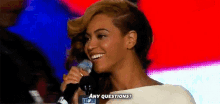 Beyonce Any Questions GIF - Beyonce Any Questions Super Bowl GIFs