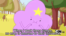 Adventure Time Lumpy Space Princess GIF - Adventure Time Lumpy Space Princess When I Work These Lumps GIFs
