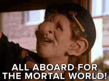 All Aboard For The Mortal World! - Halloweentown GIF - Halloweentown Halloween Luke GIFs