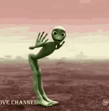 Dame Tu Cosita Baile Alien Verde Meme Bailando GIF - Dame Tu Cosita Meme Alien GIFs