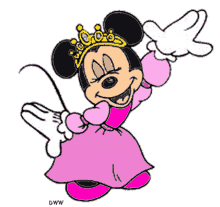 queen minnie mouse disney happy smile