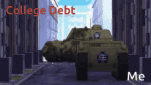 College Debt Blast GIF - College Debt Blast Tank GIFs