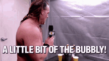 Bubbly Chris Jericho GIF - Bubbly Chris Jericho A Litte Bit Of The Bubbly GIFs