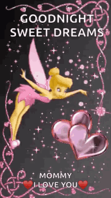 Sweet Dreams Tinker Bell GIF - Sweet Dreams Tinker Bell Goodnight GIFs