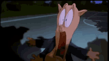space jam pig scared pee pants embarrassed space jam pig scared pee pants embarrassed
