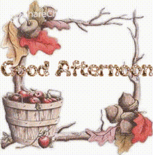 good afternoon afternoon bucket of apples acorn %E0%A4%B6%E0%A5%81%E0%A4%AD