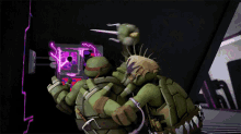Angry Raph Stabbing GIF - Teenage Mutant Ninja Turtles Angry Mad GIFs