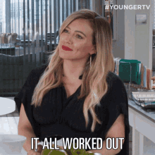 It All Worked Out Kelsey Peters GIF - It All Worked Out Kelsey Peters Younger GIFs