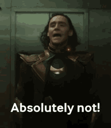 Absolutely Not Loki GIF - Absolutely Not Loki Tom Hiddleston GIFs