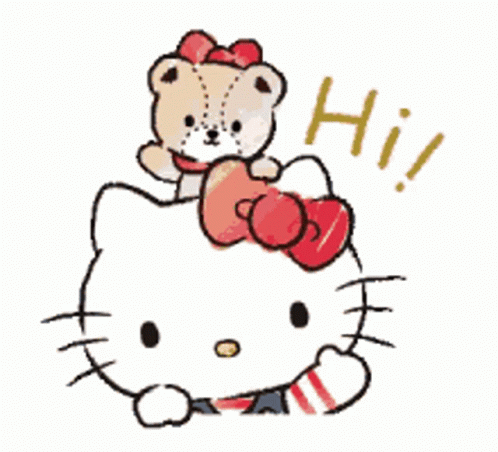 Hello Kitty Cute Gif Hello Kitty Cute Hi Discover Share Gifs