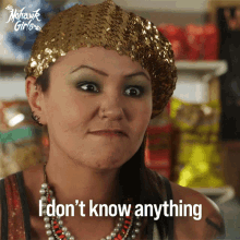 I Dont Know Anything Anna GIF - I Dont Know Anything Anna Mohawk Girls GIFs