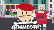 Travesty South Park GIF - Travesty South Park Its Christmas In Canada GIFs