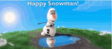 Olaf Happy Snowman GIF - Olaf Happy Snowman Frozen GIFs