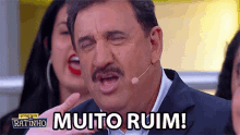 Muito Ruim Ratinho GIF - Muito Ruim Ratinho Carlos Roberto Massa GIFs