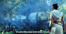 Star Wars Poe Dameron GIF - Star Wars Poe Dameron Its On Fire GIFs