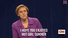 I Hope You Enjoyed It Hot Girl Summer GIF - I Hope You Enjoyed It Hot Girl Summer Kate Mckinnon GIFs