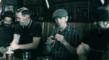 Playing Flute In The Pub GIF - Playing Flute In The Pub Having Fu GIFs