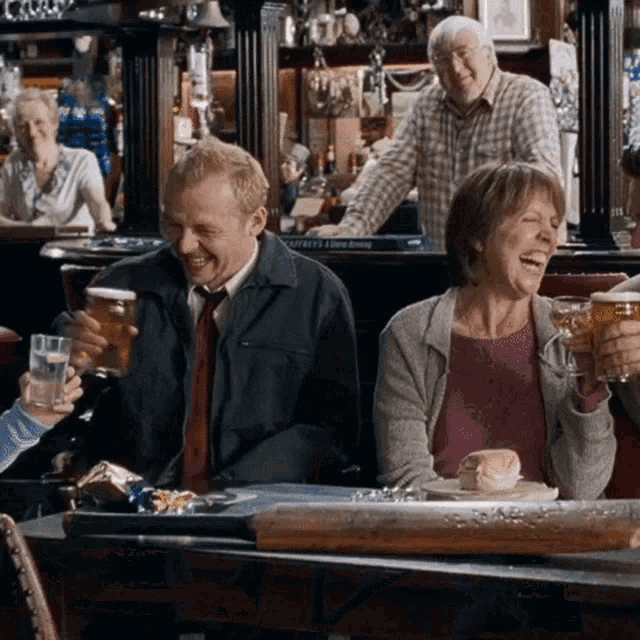 Shaun Of The Dead Cheers GIF.