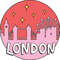 London London Bridge Sticker - London London Bridge London Eye Stickers