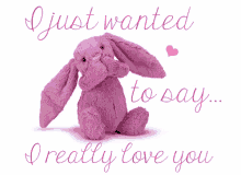 Love Cute Bunny GIF - Love Cute Bunny I Love You GIFs