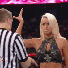 Talk To The Hand Maryse GIF - Talk To The Hand Maryse Smackdown GIFs