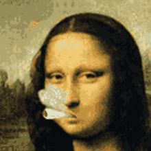Mona Lisa Smoke GIF - Mona Lisa Smoke GIFs