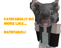 Catstaboli Rat Sticker - Catstaboli Rat Rats Stickers