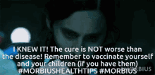 Morbius Health Tips Morbius Film GIF - Morbius Health Tips Morbius Morbius Film GIFs