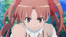 to aru kagaku no railgun blushing shy anime kuroko shirai