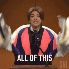 All Of This Cecily Strong GIF - All Of This Cecily Strong Saturday Night Live GIFs