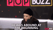 He Was Around At The Beginning Ellen Page GIF - He Was Around At The Beginning Ellen Page Popbuzz Meets GIFs