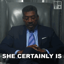 She Certainly Is Lc Duncan GIF - She Certainly Is Lc Duncan The Family Business GIFs