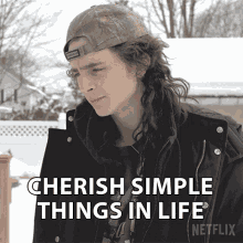 Cherish Simple Things In Life Timothée Chalamet GIF - Cherish Simple Things In Life Timothée Chalamet Dont Look Up GIFs