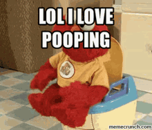 Elmo Pooping GIF - Elmo Pooping Muppet GIFs