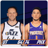 Utah Jazz (64) Vs. Phoenix Suns (74) Third-fourth Period Break GIF - Nba Basketball Nba 2021 GIFs