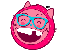 Happy Cat Premios Mtv Miaw Sticker - Happy Cat Premios Mtv Miaw Smiling Cat Stickers