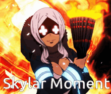 skylar moment skylar anime boobs pink hair anime girl black anome girl