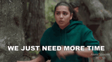 We Just Need More Time Izzy Garcia GIF - We Just Need More Time Izzy Garcia Power Rangers Dino Fury GIFs