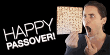 Happypassover GIF - Happy Passover Jared Leto Matzah GIFs